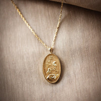 Gemini Gold Zodiac Necklace