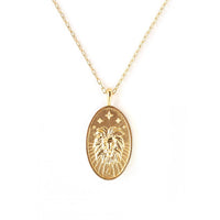 Leo Gold Zodiac Necklace