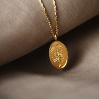 Sagittarius Gold Zodiac Necklace