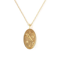 Scorpio Gold Zodiac Necklace