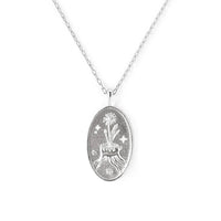 Vierge Collier zodiaque argent