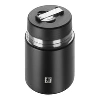 Boîte repas isotherme en acier inoxydable noir 700 ml