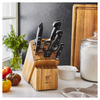 Pro 7-Piece Knife Set with Bamboo Block
