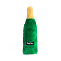 Happy Hour Crusherz Champagne Squeaky Plush Dog Toy