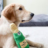 Happy Hour Crusherz Champagne Squeaky Plush Dog Toy