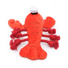 Luca the Lobster Squeaky Plush Dog Toy