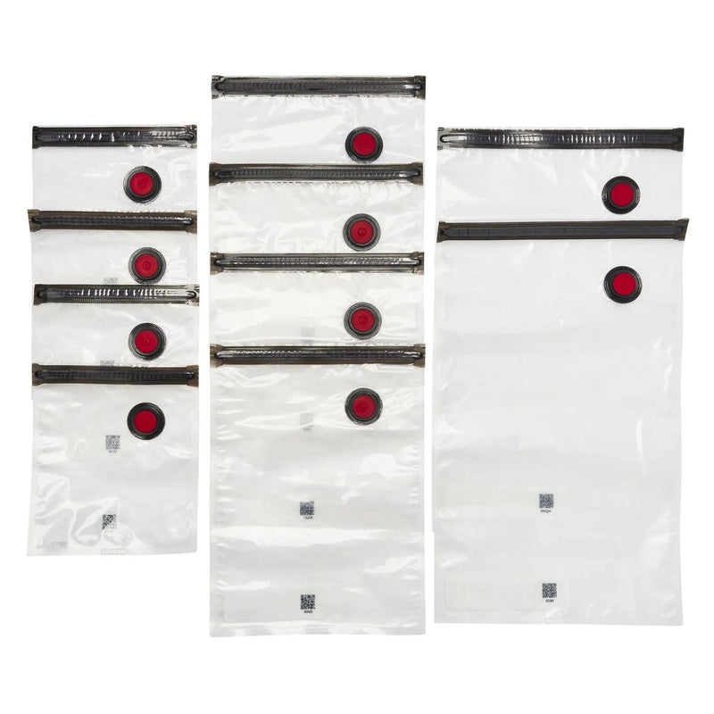 10 Piece Vacuum Bag Set - Small / Medium / Large