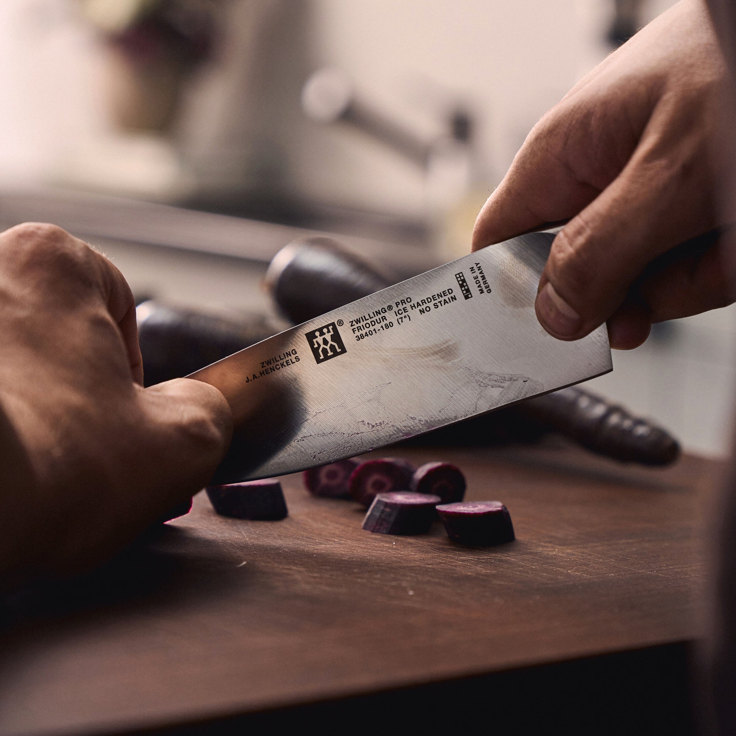 Couteau de chef professionnel 7 pouces