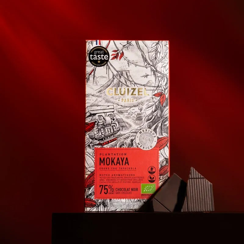 Mokaya Plantation 75% Dark Chocolate Bar 70g