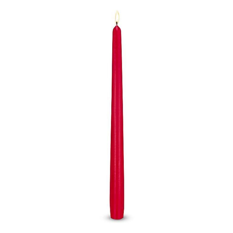 Bougie conique classique - Rouge 12"