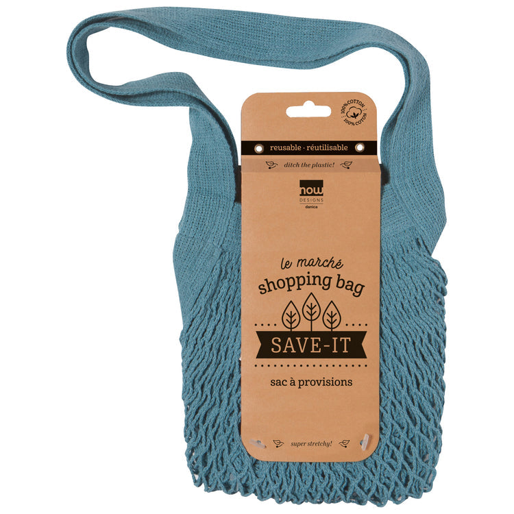 Le Marche Blue Shopping Bag