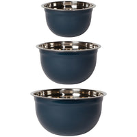 Matte Steel Ink Mixing Bowls Set of 3