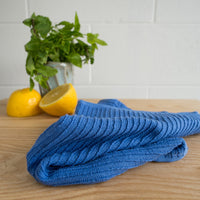 Ripple Royal Blue Dishcloths Set of 2