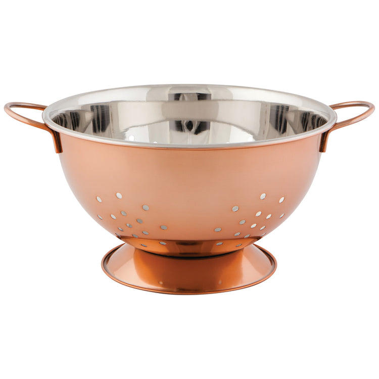 Steel Rose Gold Colander