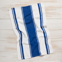 Symmetry Royal Blue Dishtowel