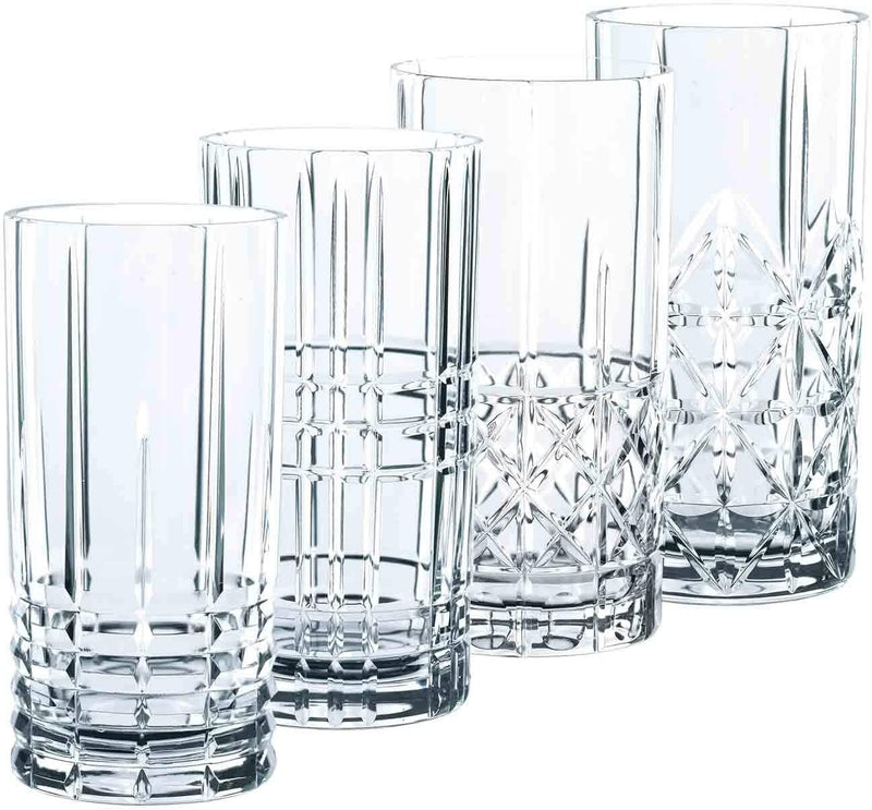 Set of 4 Highland Long Drink Glasses