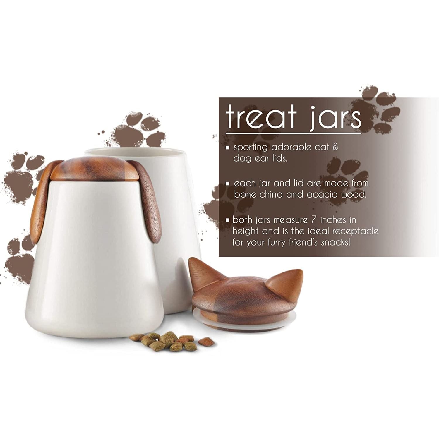 Dog and cat treat hot sale jars