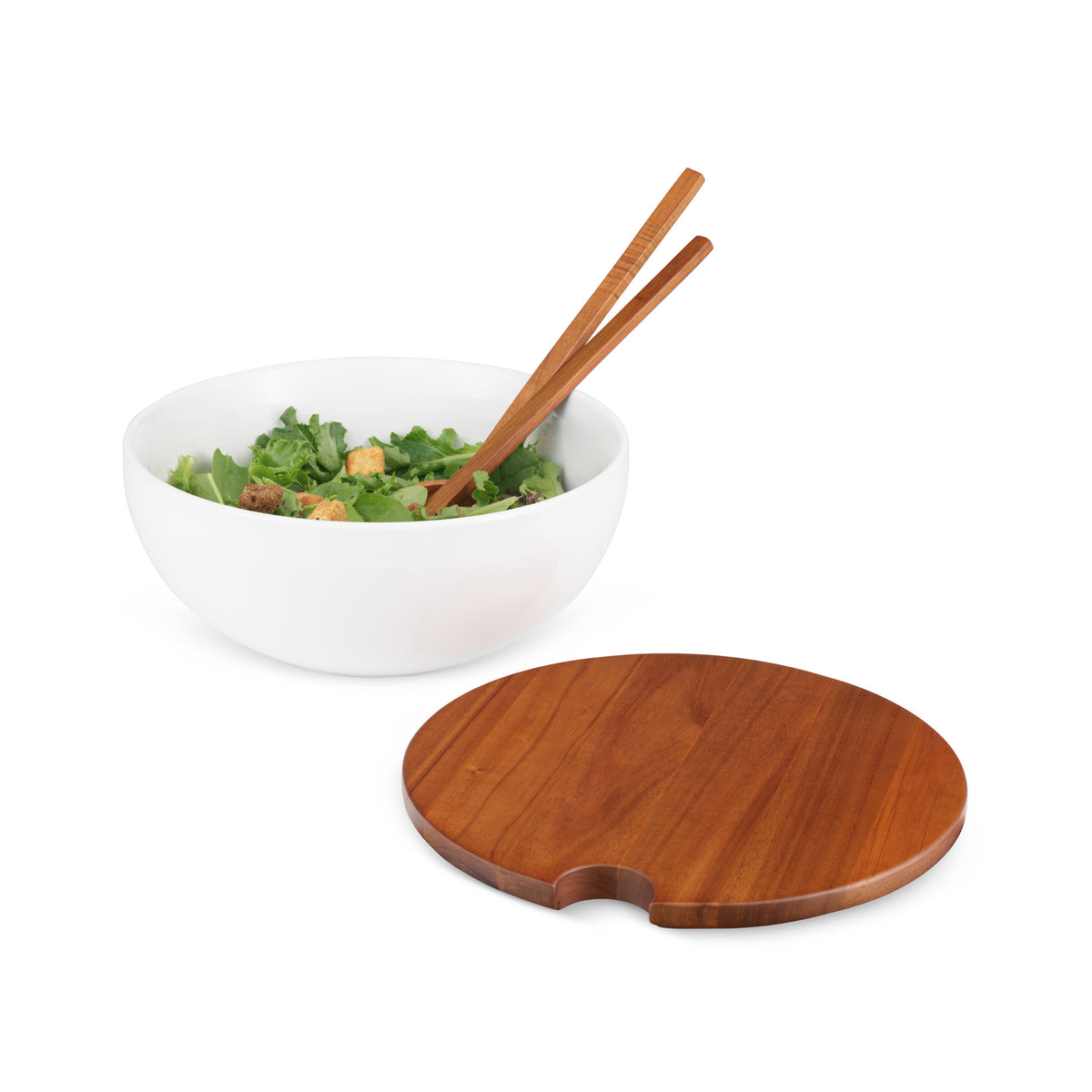 Duets Salad Bowl with Lid and Servers