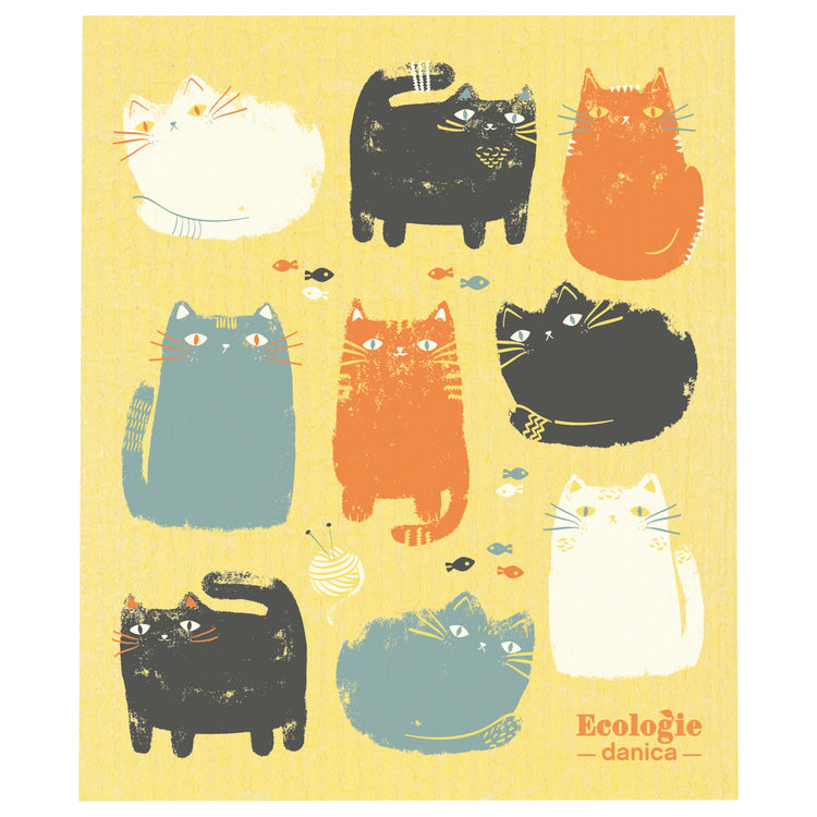 Purrfect Pals Swedish Sponge Cloth