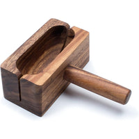 Bagel Miter in Acacia Wood