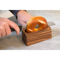 Bagel Miter in Acacia Wood