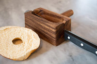 Bagel Miter in Acacia Wood