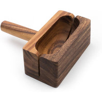 Bagel Miter in Acacia Wood