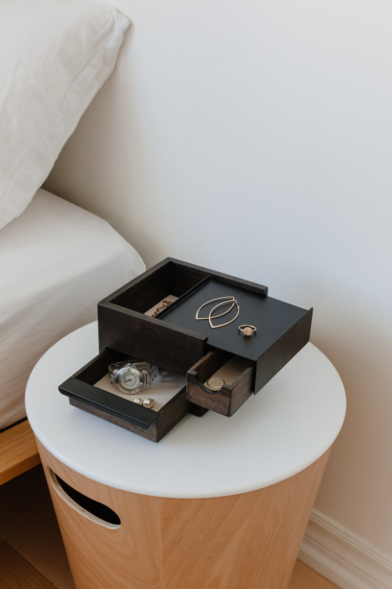 Stowit Storage Box Black-Walnut