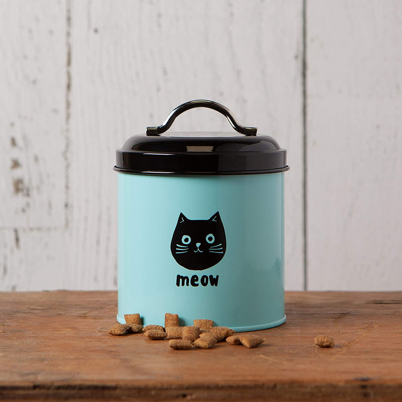 Cat Treat Tin Container