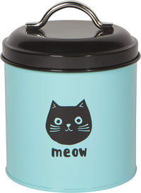 Cat Treat Tin Container