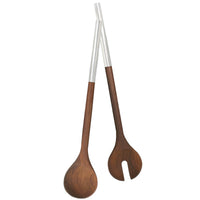 Dark Acacia Salad Servers