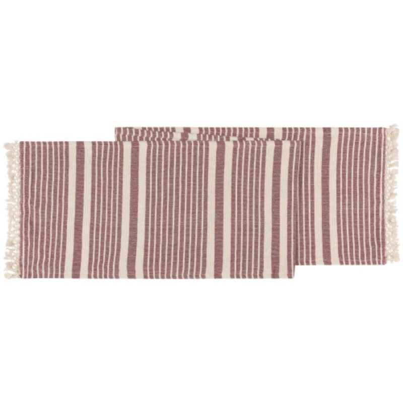 Table Runner Piper Wine 13" x 72"