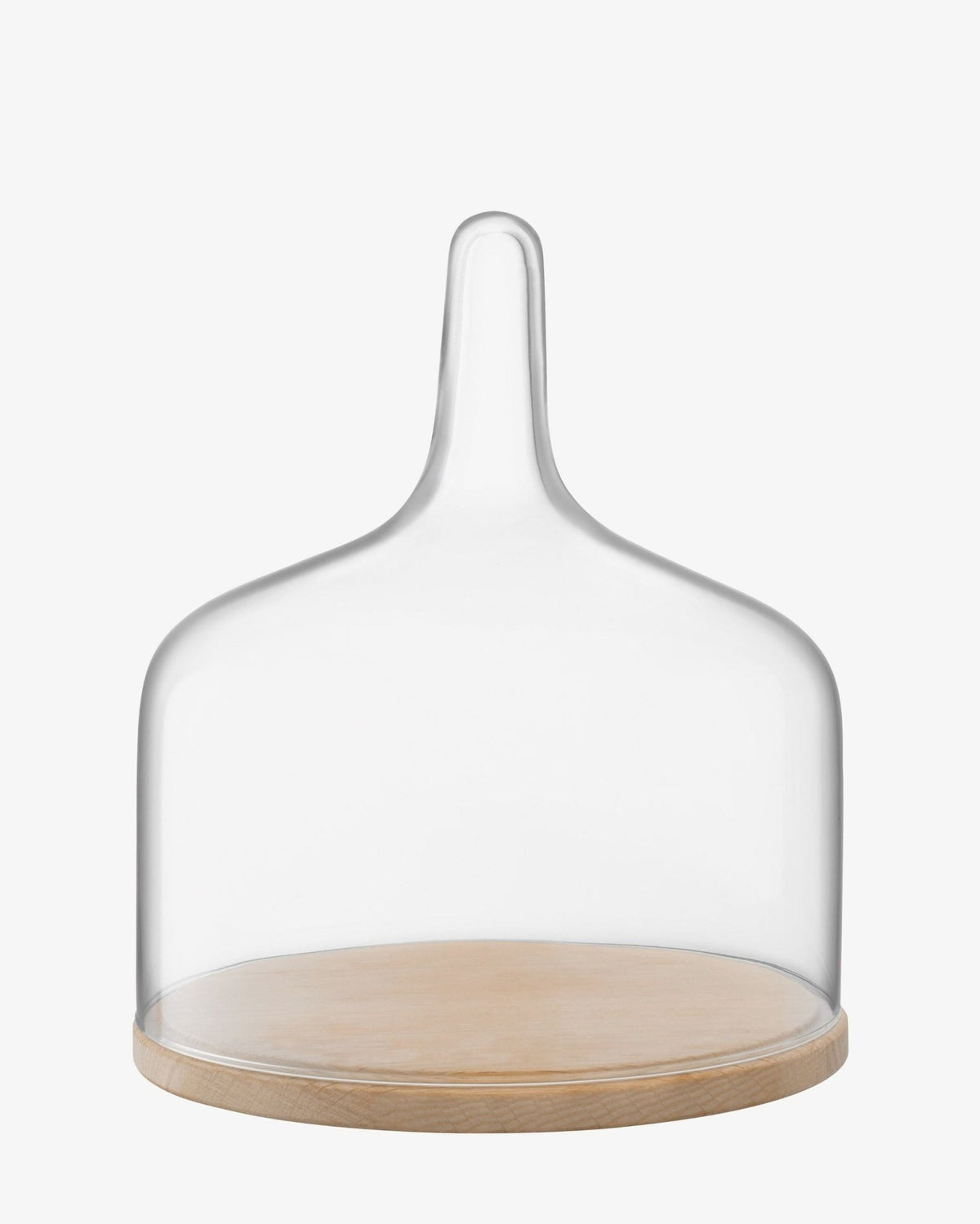 Cloche Dome & Oak Base