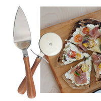 Acacia Pizza Serving Set