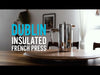 Presse française en acier inoxydable DUBLIN