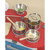 Stainless Steel Pots & Pans Play Set - 8 pieces