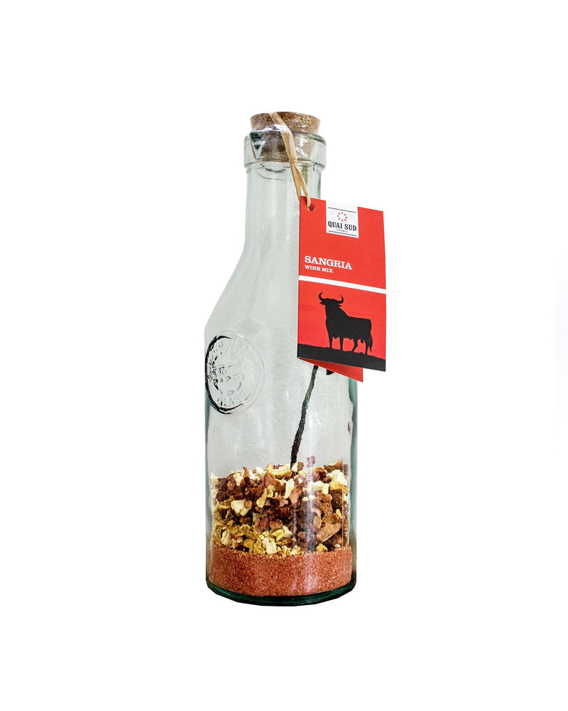 Sangria Wine Mix in Glass Carafe