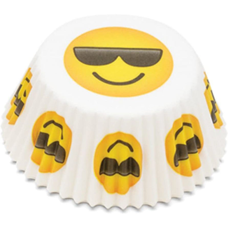 Sunglasses Emoji Baking Cups - Pack of 50