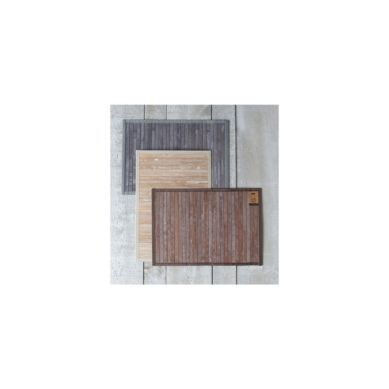 Weathered Bamboo Placemat Brown