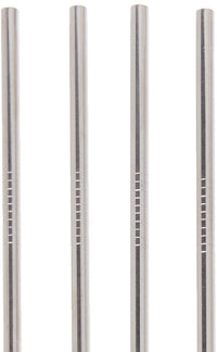 Stainless Steel Straight Reusable Drinking Straws