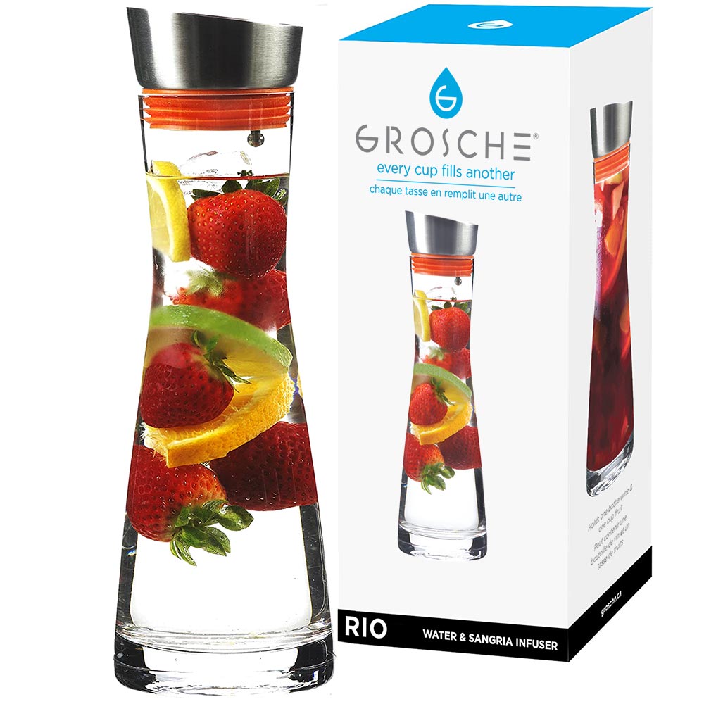 RIO Sangria Pitcher & Water Infuser Carafe