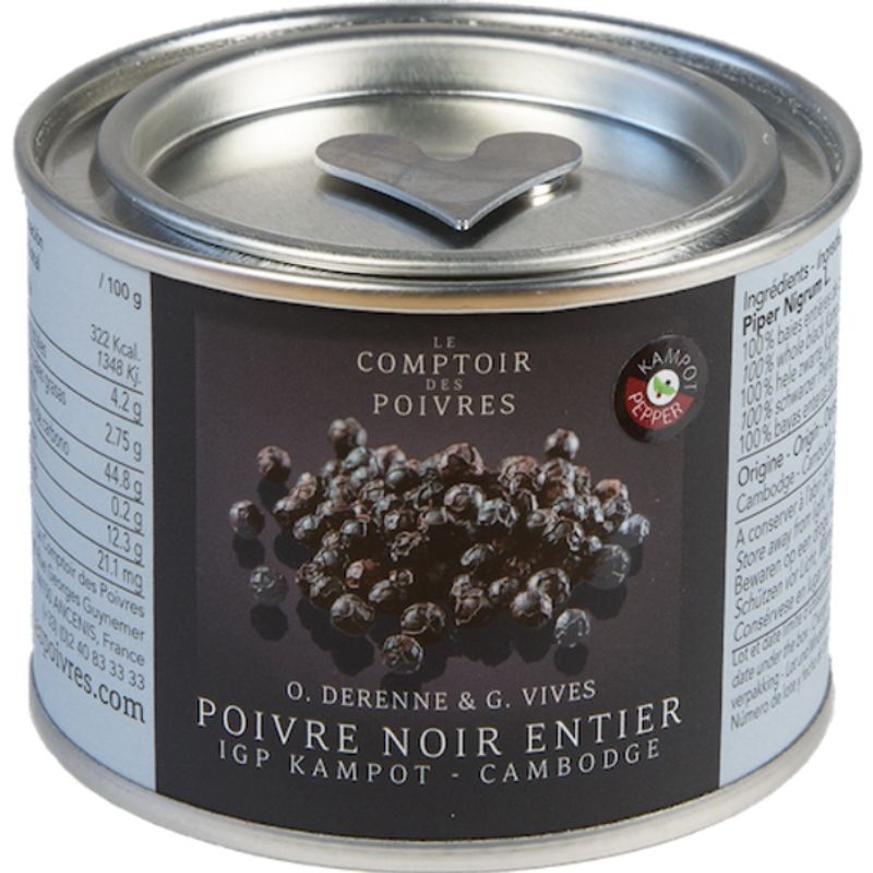 Whole Black Pepper IGP Kampot 80g