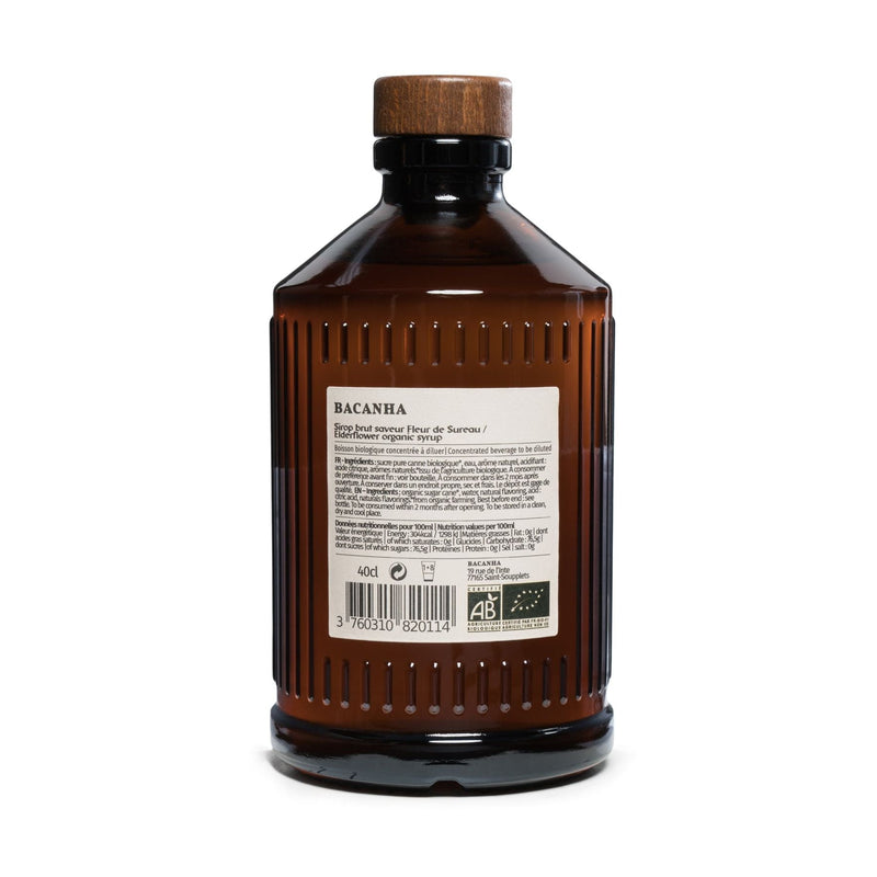 Organic Raw Elderflower Syrup 400ml