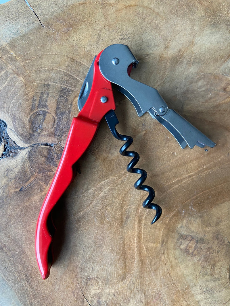 VinoLife Double Lever Corkscrew – Red