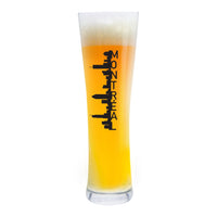 Skyline Montreal Beer Glass Gift Tube