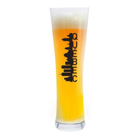 Skyline Quebec Beer Glass Gift Tube